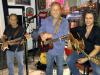 Troy Hanna (ctr.) entertained at Beach Barrels with Eddie Saah on bass & Django Porter on lead guitar.